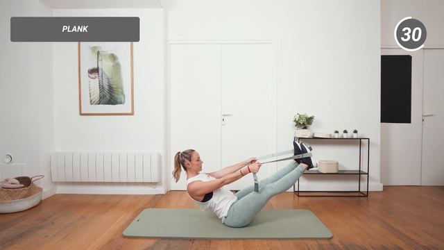 15 MIN - FLAT ABS - ELASTIC BAND KIT