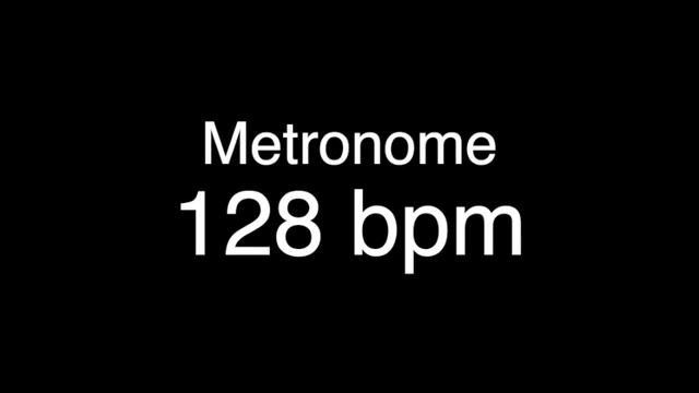 128 bpm Metronome смотреть онлайн