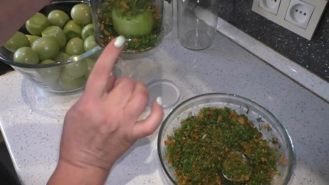 Готовлю каждый год. Улетают первыми. Маринованные зеленые помидоры на зиму. смотреть онлайн