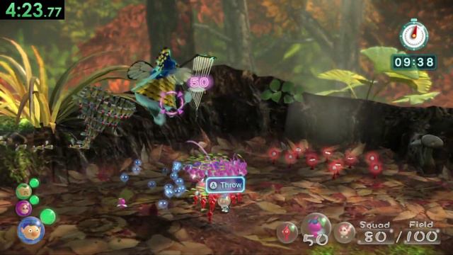 Pikmin 3 Deluxe - Defeat Bosses - All 6 Bosses In 8:25
