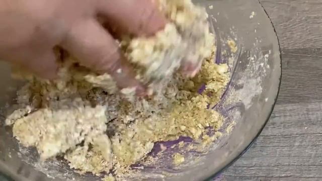 Печенье овсяно творожное. Вкусное и полезное. Без муки#печенье#рецепт #еда #овсяное#творожное# смотреть онлайн