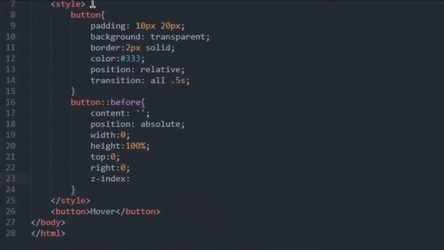 Button Background Fill Effect On Hover Using CSS || BPS смотреть онлайн