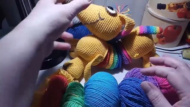 Такса крючком, Crochet Dachshund
