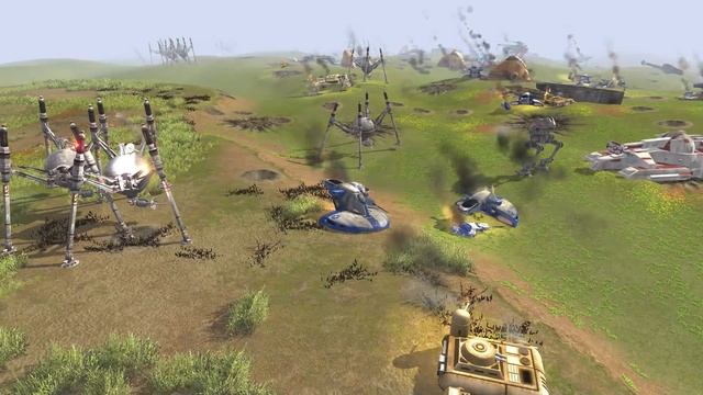 The Largest Clone Wars Tank Battle EVER! - Men of War: Star Wars Mod Battle Simulator смотреть онлайн