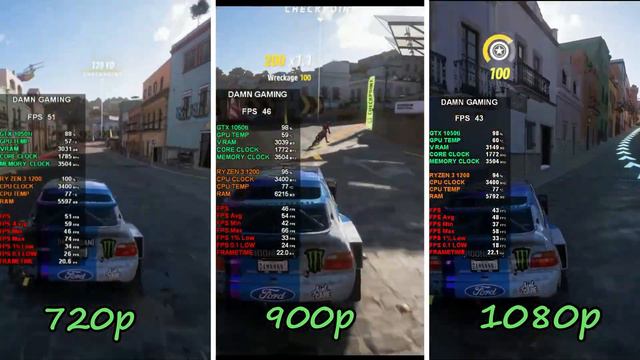 Forza Horizon 5 Comparison On GTX 1050ti + Ryzen 3 1200 | 8GBx1 Ram | High Graphics Settings. смотреть онлайн