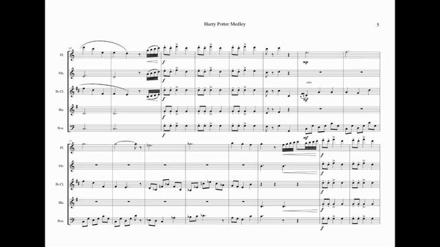 Harry Potter Medley for Wind Quintet смотреть онлайн