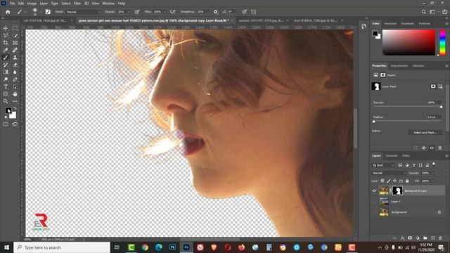 How to Cut Out Hair in Photoshop 2021 || How to Mask in photoshop смотреть онлайн