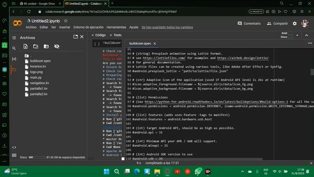 Creación de APK hecha con KivyMD utilizando google colab- KIVYMD смотреть онлайн