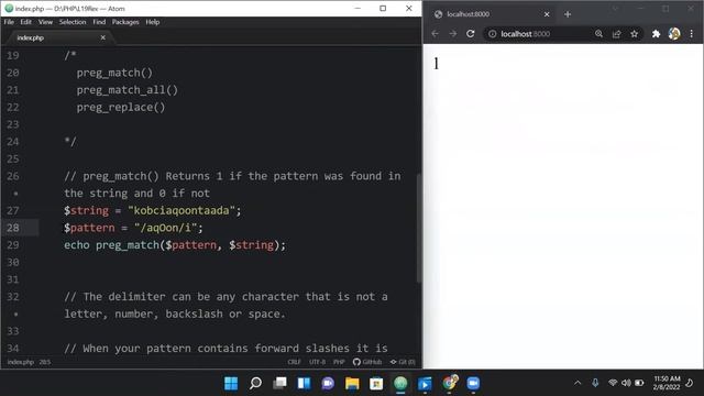 Part 1 | PHP Regular Expressions preg_match() || #AFSOMALI смотреть онлайн