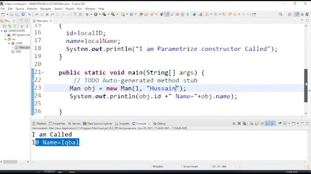 Constructors And Types Of Constructors Explained With Practical Examples In Java смотреть онлайн