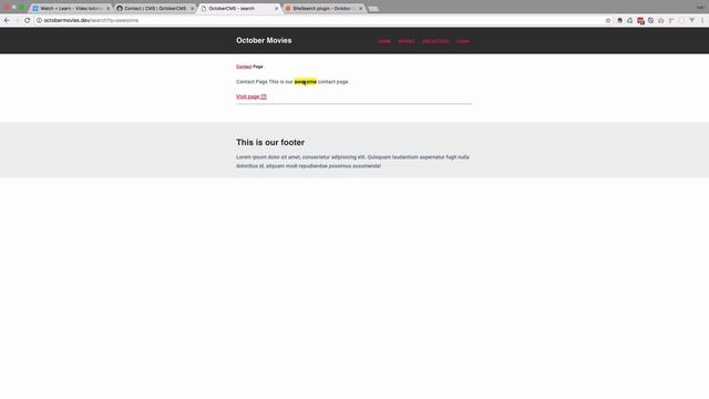 Making Websites With October CMS - Part 28 - Search смотреть онлайн