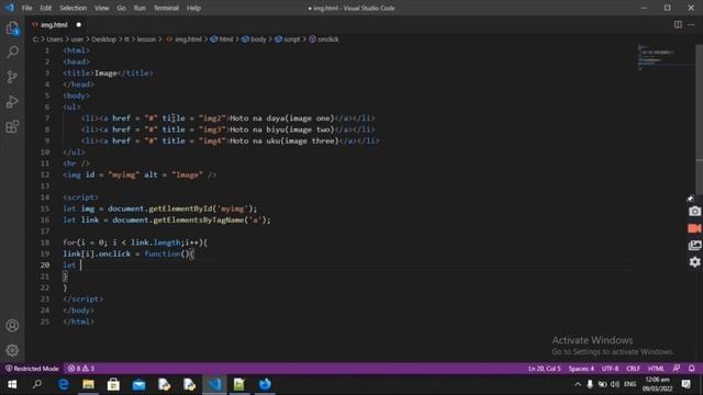 Loading images dynamically with javascript and HTML da Hausa with slope tongas смотреть онлайн