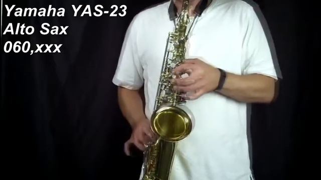Yamaha YAS 23 Alto Sax 060xxx смотреть онлайн
