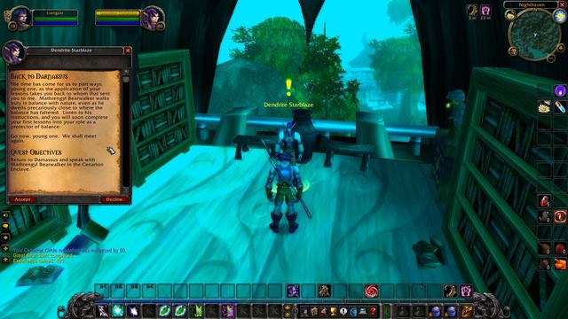 Druid Bear Quest "Heeding the Call" (Night Elf Alliance) | WoW Classic Quest Guide Video смотреть онлайн