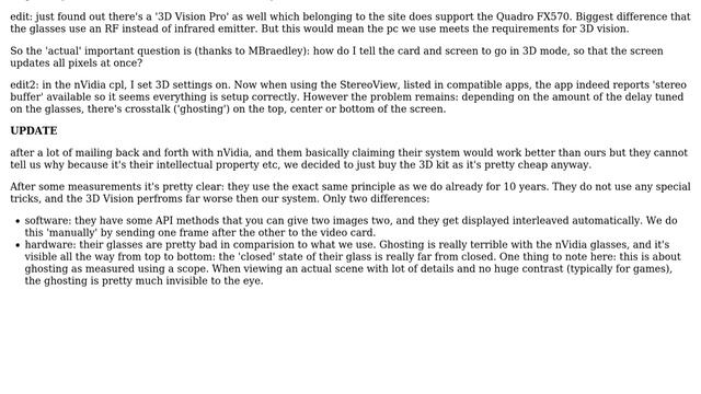Unix & Linux: How is nvidia 3d vision achieved exactly? смотреть онлайн