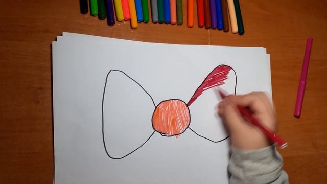 Нарисовать бант смотреть онлайн