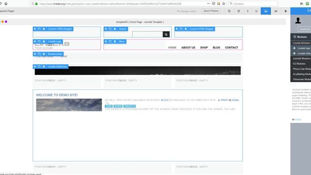 Linelab Joomla! Template Builder: assigning modules to your Joomla! template positions смотреть онлайн