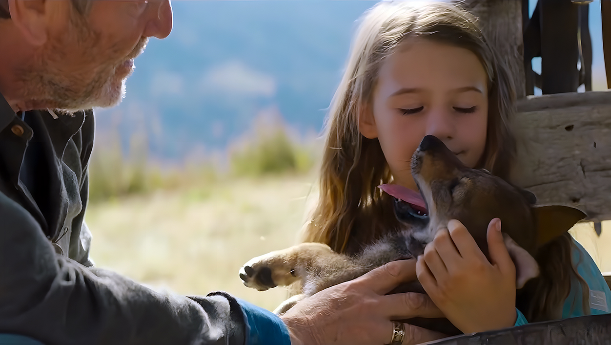 Мой волк 2021 Однажды на прогулке пастух дарит девочке щенка по кличке Секрет смотреть онлайн