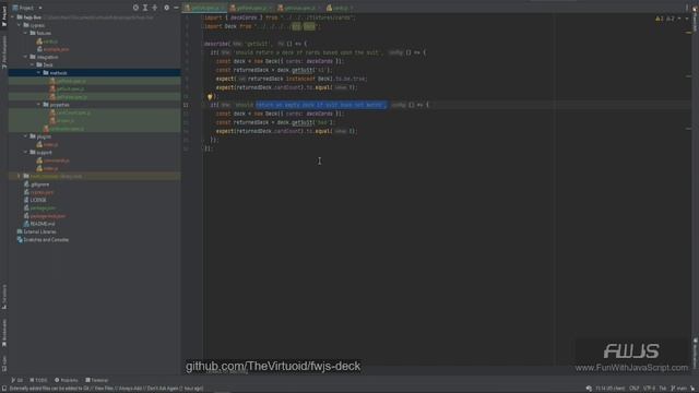 FWJS: Deck Class - Test Driven Development смотреть онлайн