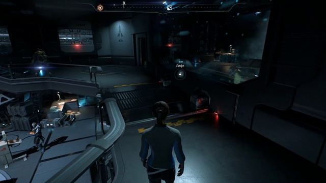 Mass Effect Andromeda. Обход интерьера "Бури" смотреть онлайн