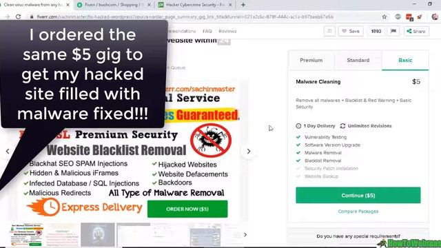 FIX HACKED Wordpress Site For $5 PRO Wordpress Malware Removal Service смотреть онлайн