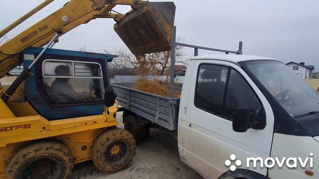 первые 2 м3 песка на газель самосвал смотреть онлайн