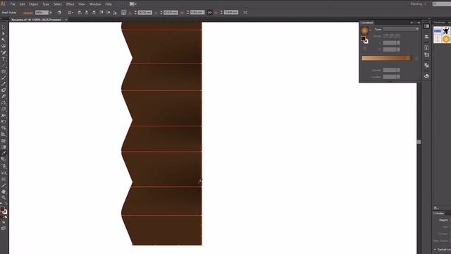 Ретро КРЫШКА в Illustrator | в наклоне, сетчатый градиент, объемы, кисть -пшеничный колос смотреть онлайн