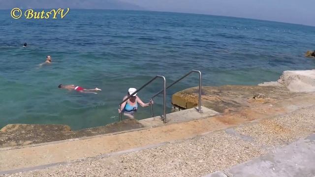 Пляжи Албании на курорте Влера.  Beaches Of Albania In The Vlora