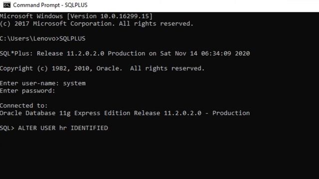 UNLOCK HR SKEMA DI ORACLE смотреть онлайн