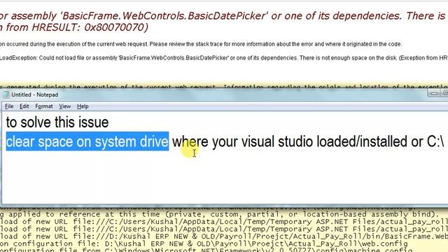 there is not enough space on the disk. (Exception from HRESULT : 0x80070070) смотреть онлайн