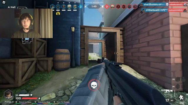 I PLAYED ROBLOX VALORANT AND WENT INSANE!! (Rush Point) смотреть онлайн