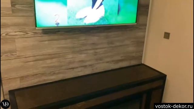 Индивидуальный электрокамин в стиле лофт - LOFT Wood 42 смотреть онлайн