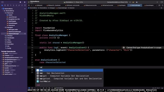 Log Analytics In Your iOS App (Swift) смотреть онлайн