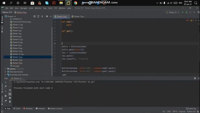 Listing Option in Tkinter(GUI) with Python #15? смотреть онлайн