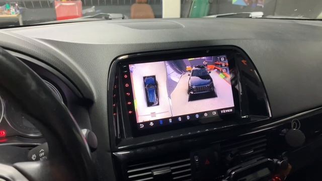 Магнитола Teyes CC3-360 для MAZDA CX-5 2013 год (круговой обзор Teyes)