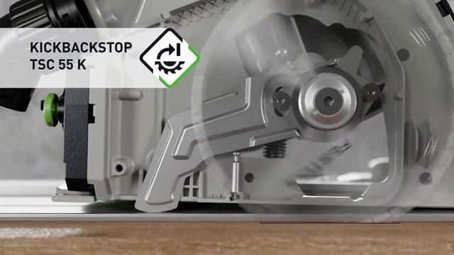 Festool TSC 55 K Kickback Stop Demo смотреть онлайн