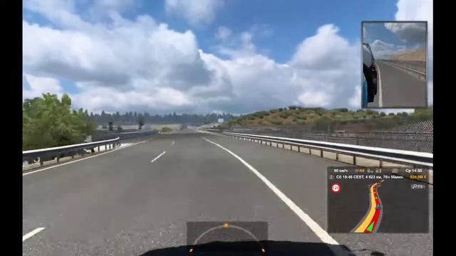 ETS 2 по дорогам России на МАЗе. смотреть онлайн