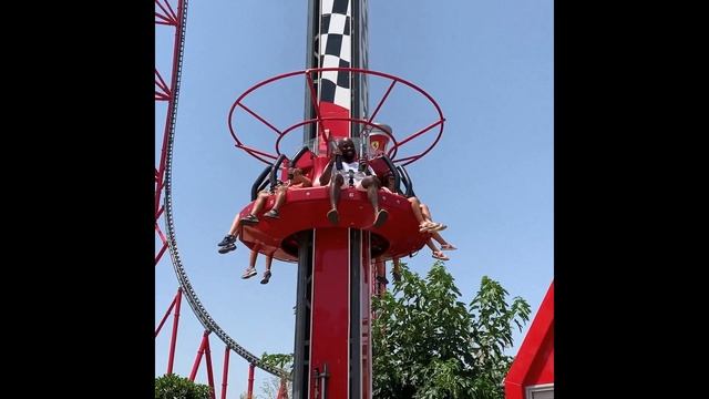 Kids' Tower аттракцион Ferrari Land Port Aventura Салоу Испания смотреть онлайн