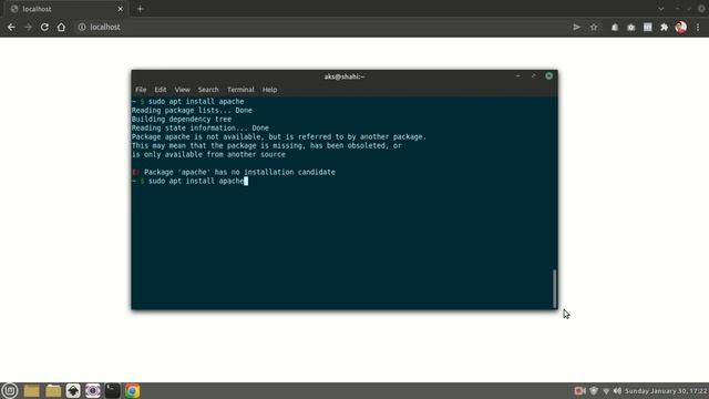 How to install apache2 web server on linuxmint смотреть онлайн