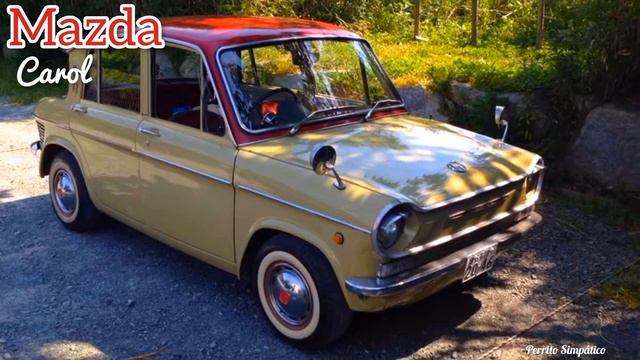 MAZDA- Carol- un pequeño sedán Japonés de los años 60, #autos #clásico смотреть онлайн