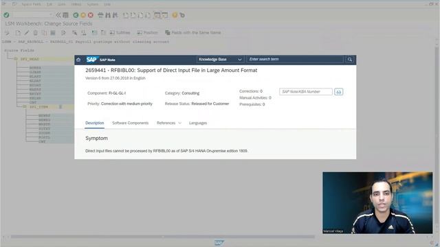 How to create LSMW to post one header for multiple line items in a Journal Entry смотреть онлайн