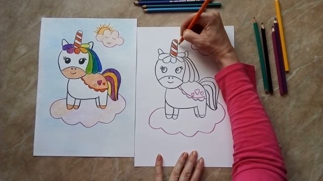 Мастер-класс по рисованию «Пони - единорога» смотреть онлайн