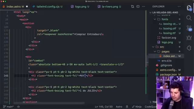 Creando Sitio Web Velada Del Año - HTML TailwindCSS y JavaScript (Educativo) смотреть онлайн