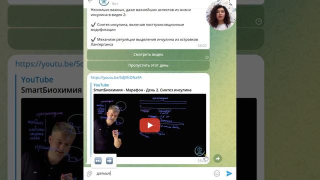 Чат-бот для марафона в Телеграм (кейс) смотреть онлайн