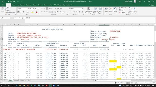 Exportation of Coordinates from Excel to Autocad to Google Earth (Part 1) смотреть онлайн