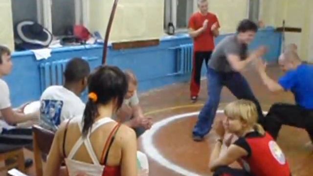 Capoeira Regional Харьков. Игра в ритме бангела. смотреть онлайн