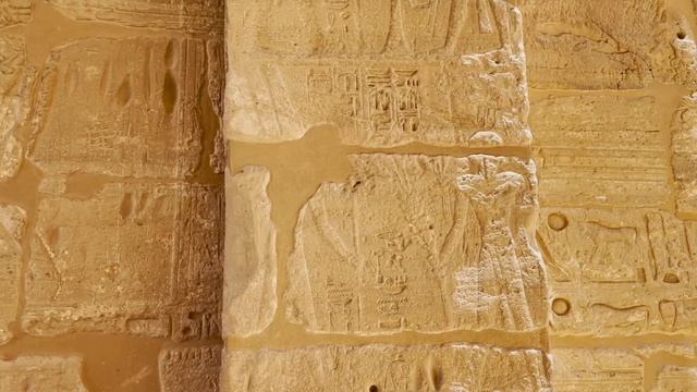 Medinet Haby temple. Egypt. Luxor. West bank of the Nile. Храм Мединет Абу. Луксор. Египет. смотреть онлайн