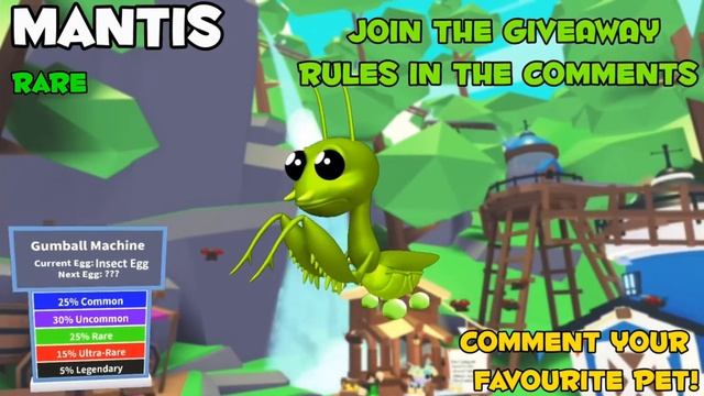 НАСЕКОМЫЕ В АДОПТ МИ!НОВОЕ ОБНОВЛЕНИЕ ЯЙЦО НАСЕКОМЫХ!NEW UPDATE INSECT EGG ADOPT ME ROBLOX!NEW PETS смотреть онлайн