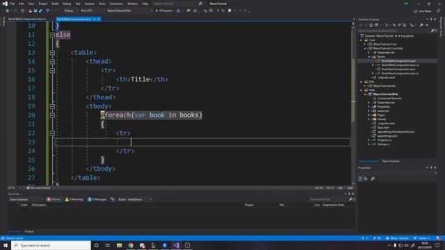 How To Make A Website Using Blazor - Table Overview - Part 6 смотреть онлайн