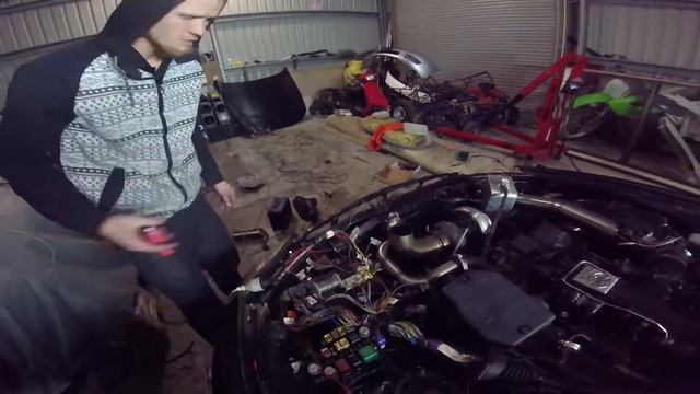 Turbo 1uz v8 burnout gone wrong and ecu wiring Toyota soarer SC400 смотреть онлайн